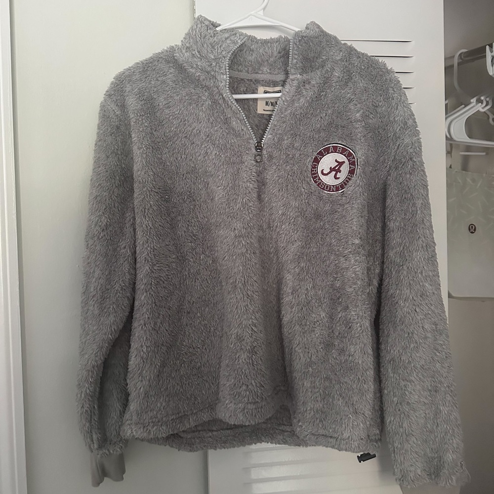 winter alabama half zip crew sweater!